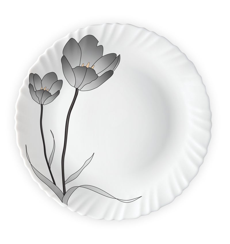 OPTIMA OPALWARE DINNER SET (NOIR) -  12PC - Image 4